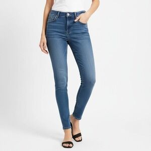 CEH) ABLE Jeans Size 29‎ High Rise Women 29" Distressed Retail $128 Some Stretch